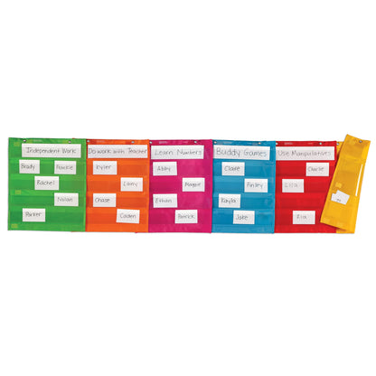 Magnetic Pocket Chart Squares, Set of 6