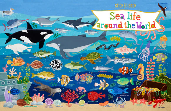 Sea Life Around the world Kid's Sticker Book