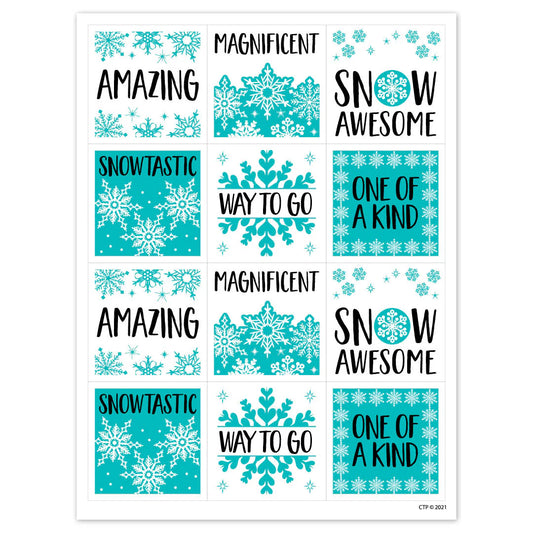 Snowflakes Rewards Stickers