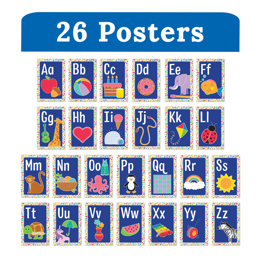 Mini Posters: Alphabet Cards Poster Set Grade PK-2