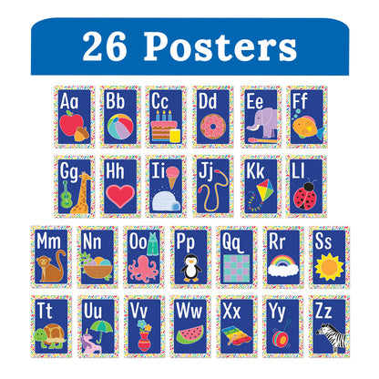 Mini Posters: Alphabet Cards Poster Set Grade PK-2