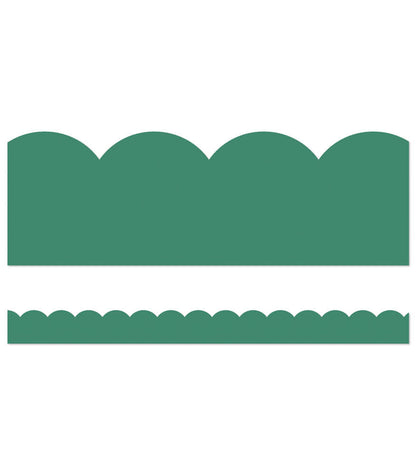 Jade Green Scalloped Bulletin Board Borders