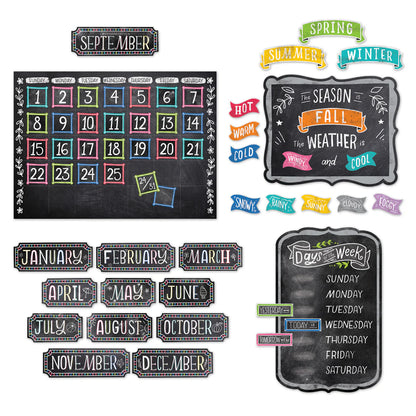 Chalk It Up! Calendar Set Bulletin Board