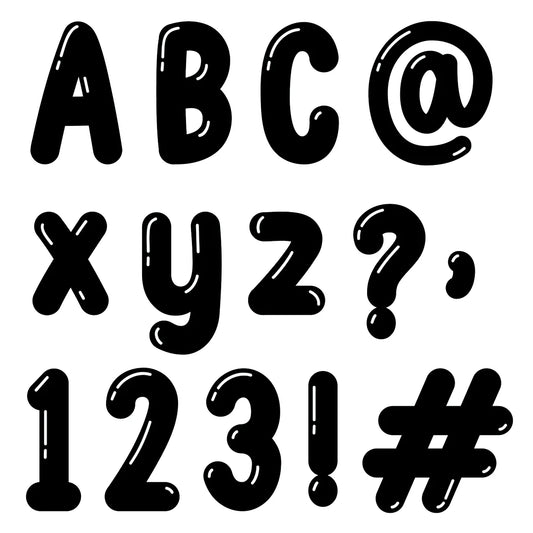 Bubble Letters Designer Letters