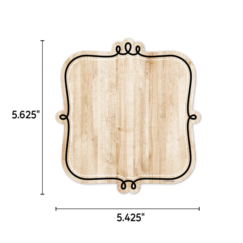Loop-de-Loop on Wood 6" Designer Cut-Outs