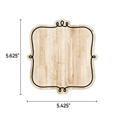 Loop-de-Loop on Wood 6" Designer Cut-Outs