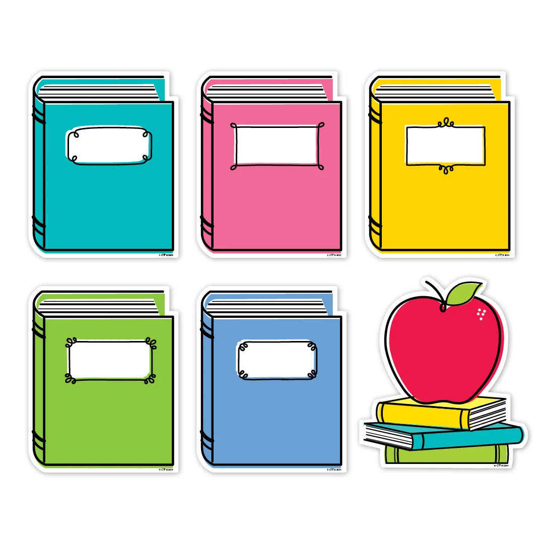Doodle Books 6" Designer Cut-Outs