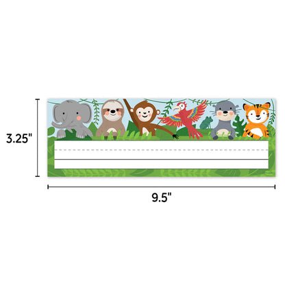 Jungle Friends Name Plates