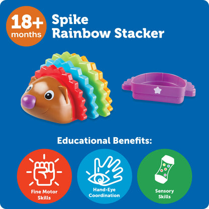 Spike the Fine Motor Hedgehog® Rainbow Stacker