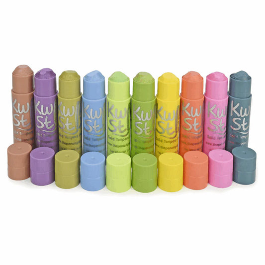 Kwik Stix Paint Sticks, Set of 10 Pastel Colors