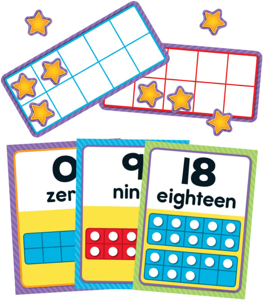 Numbers 0-20 Bulletin Board Set Grade PK-1