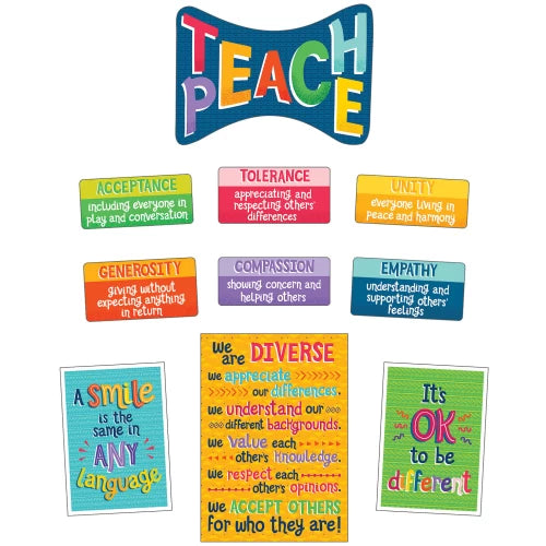 Teach Peace Bulletin Board Set