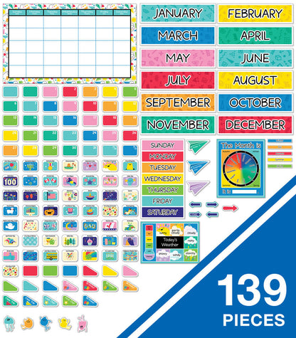 Happy Place Calendar Bulletin Board Set