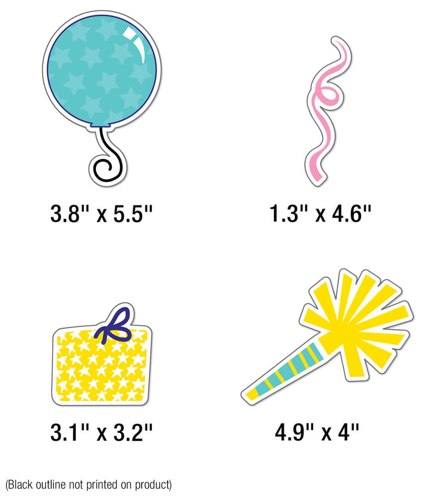 Happy Place Birthday Bulletin Board Set