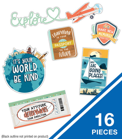 Let's Explore Motivational Mini Bulletin Board Set