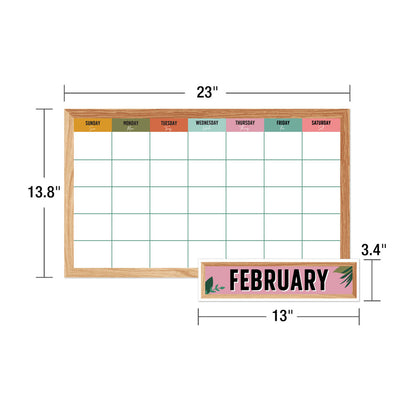 Grow Together Calendar Bulletin Board Set