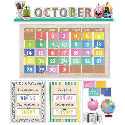 Happily Ever Elementary Calendar Bulletin Board Set