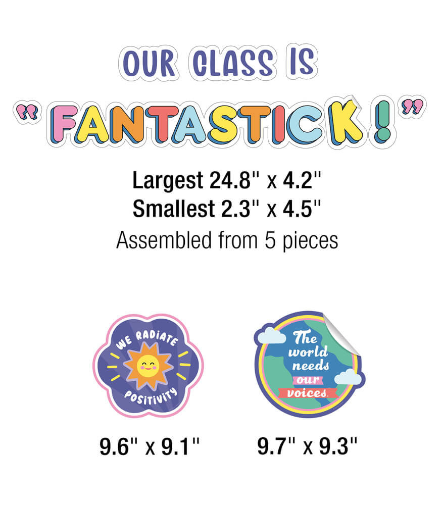 We Stick Together Our Class is Fantastic Bulletin Board Set