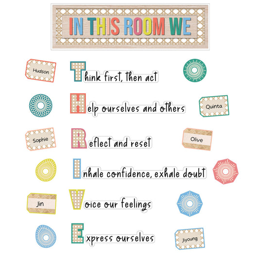 True to You In This Room We Thrive Bulletin Board Set