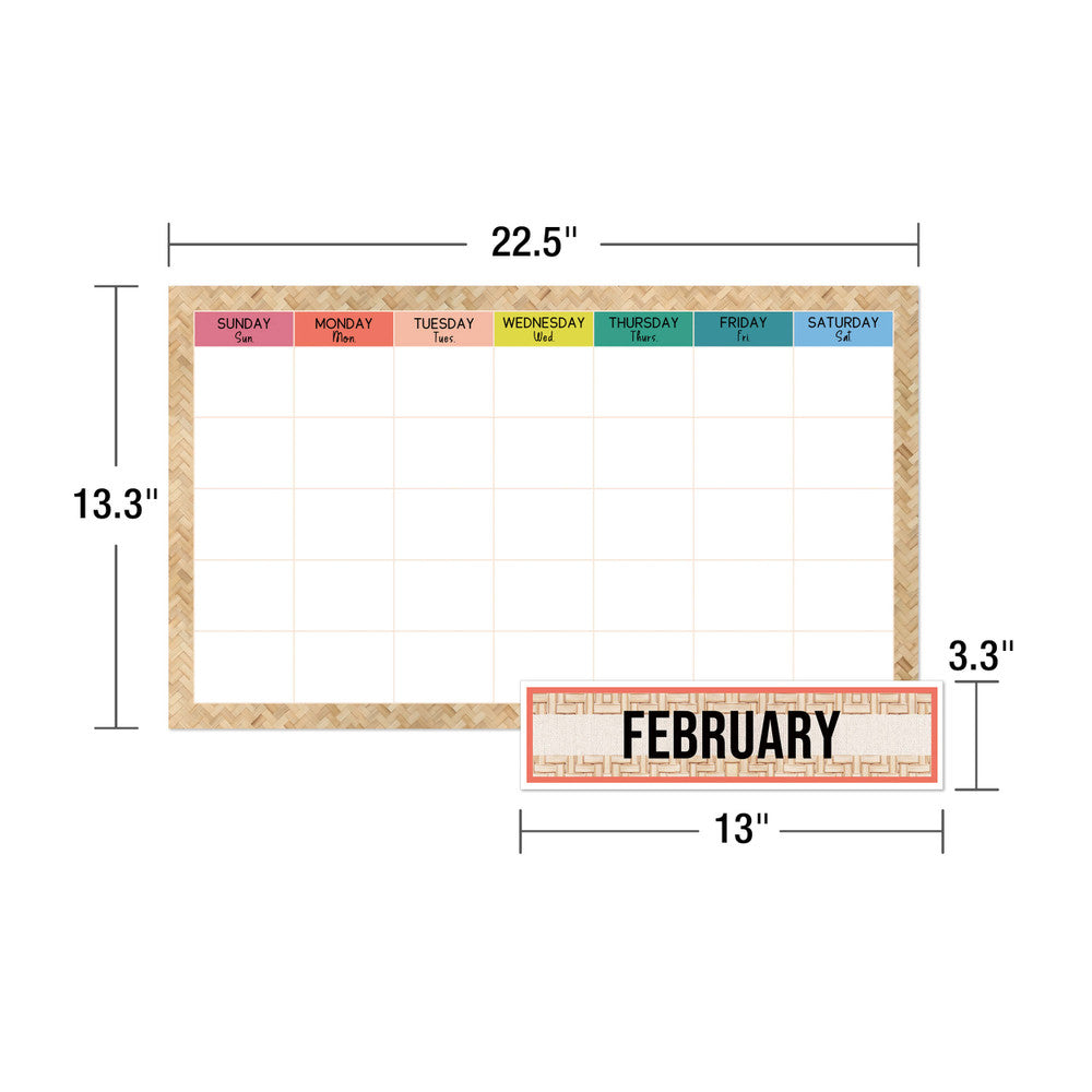 True to You Classroom Calendar Bulletin Board Set