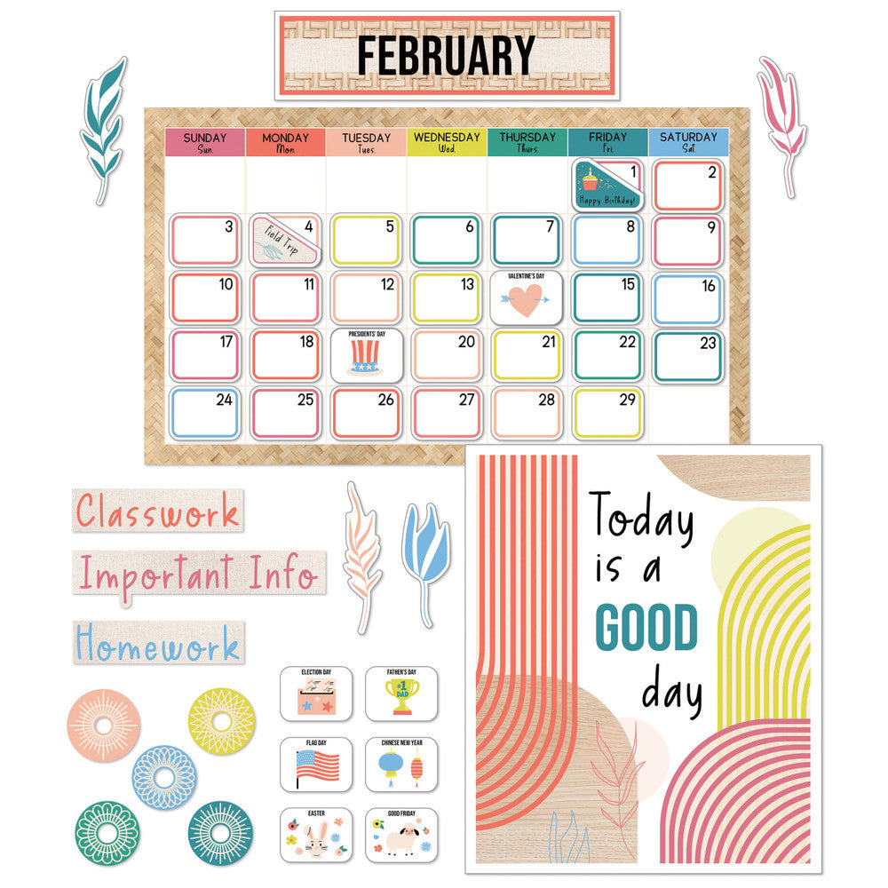 True to You Classroom Calendar Bulletin Board Set