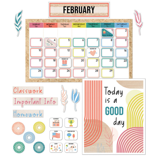 True to You Classroom Calendar Bulletin Board Set
