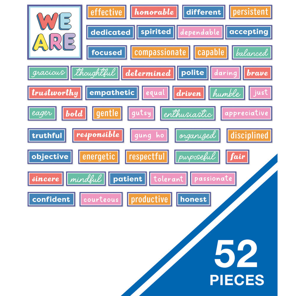 We Stick Together Motivational Pre-punched Bulletin Board Set