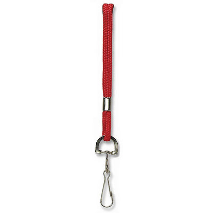 Standard Lanyard Hook Rope Style, Red