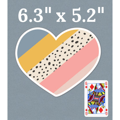 We Belong Hearts & Dots Cutouts