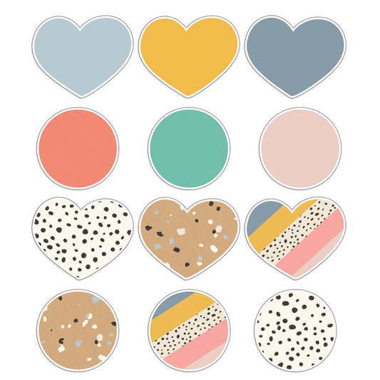 We Belong Hearts & Dots Cutouts
