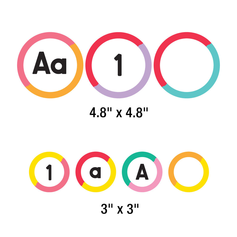 Student Numbers and Word Wall Letters Mega Pack Cutouts Grade K-5