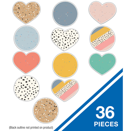 We Belong Jumbo Hearts & Dots Cut-Outs