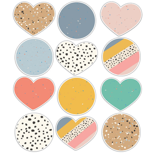 We Belong Jumbo Hearts & Dots Cut-Outs