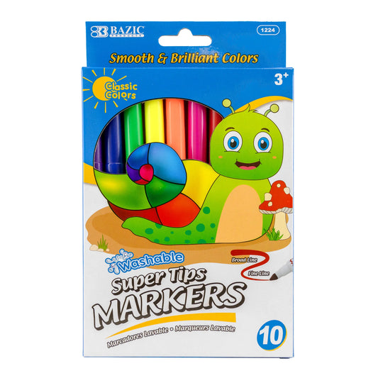 Washable Super Tip Markers