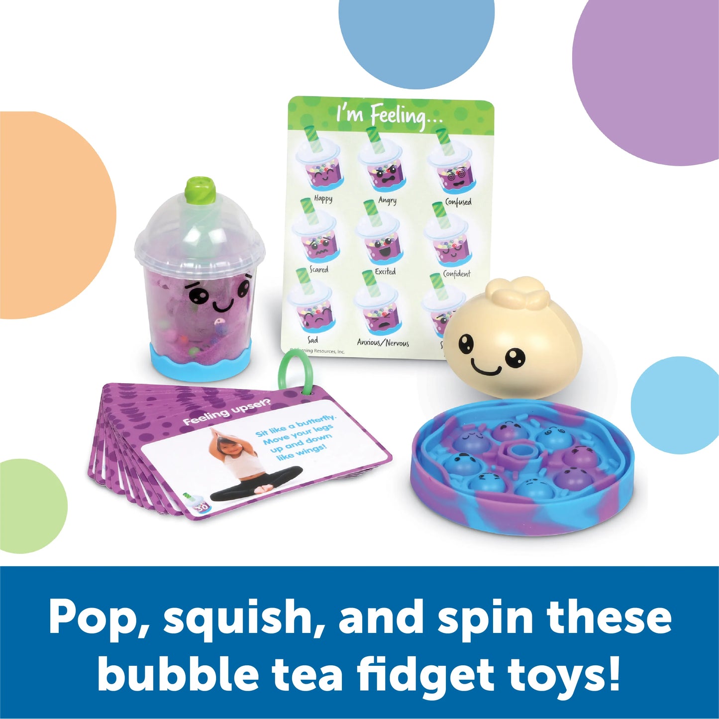 Bubble Tea Break! Sensory Fidget Activity Set