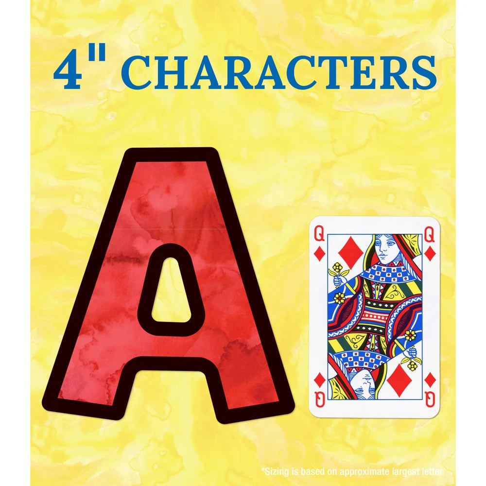 Watercolor Combo Pack Bulletin Board Letters