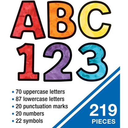 Watercolor Combo Pack Bulletin Board Letters