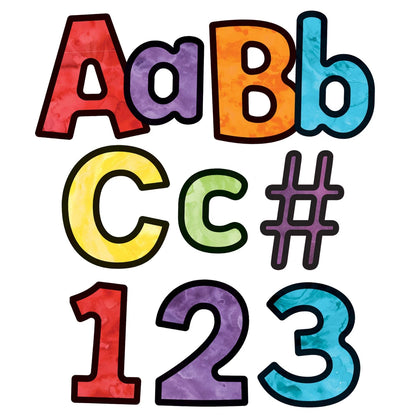 Watercolor Combo Pack Bulletin Board Letters