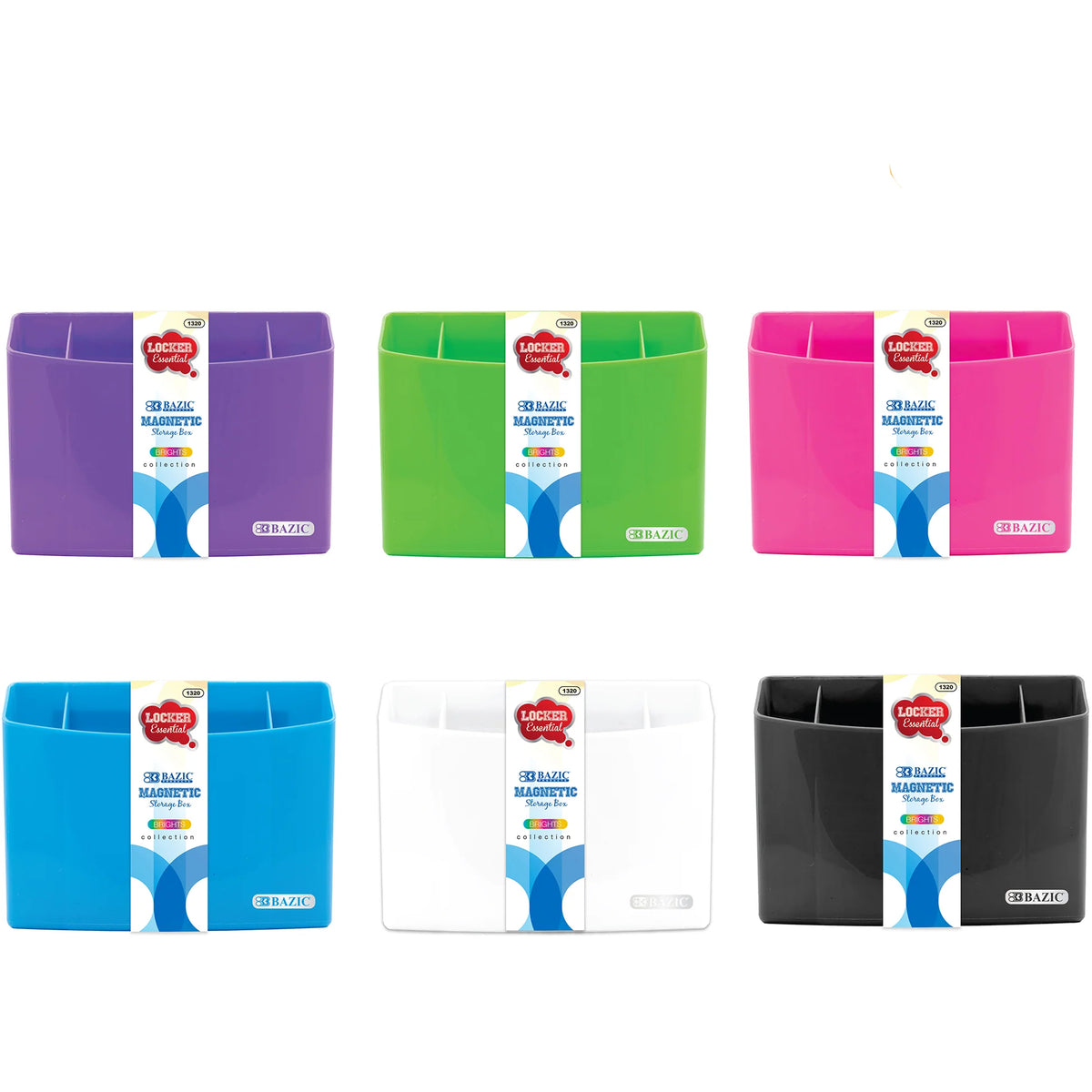 Magnetic Locker Storage Box - Assorted - Each