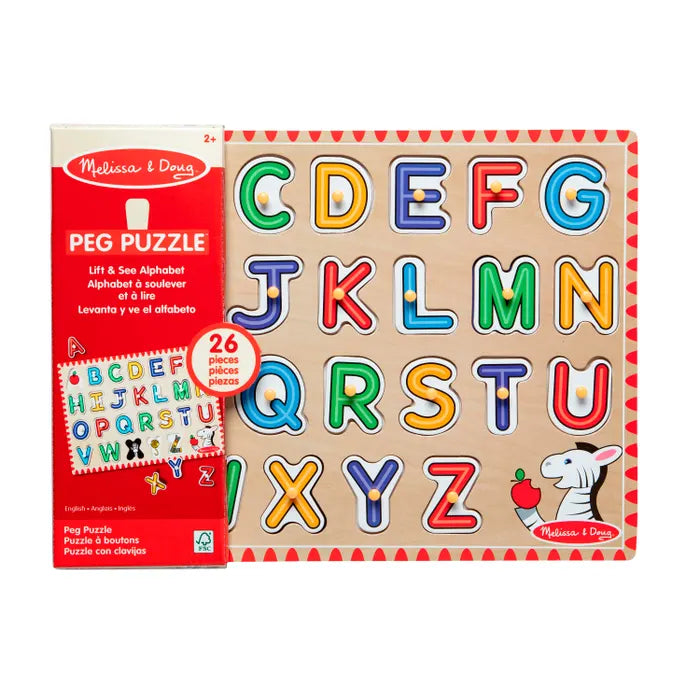 See-Inside Alphabet Peg Puzzle