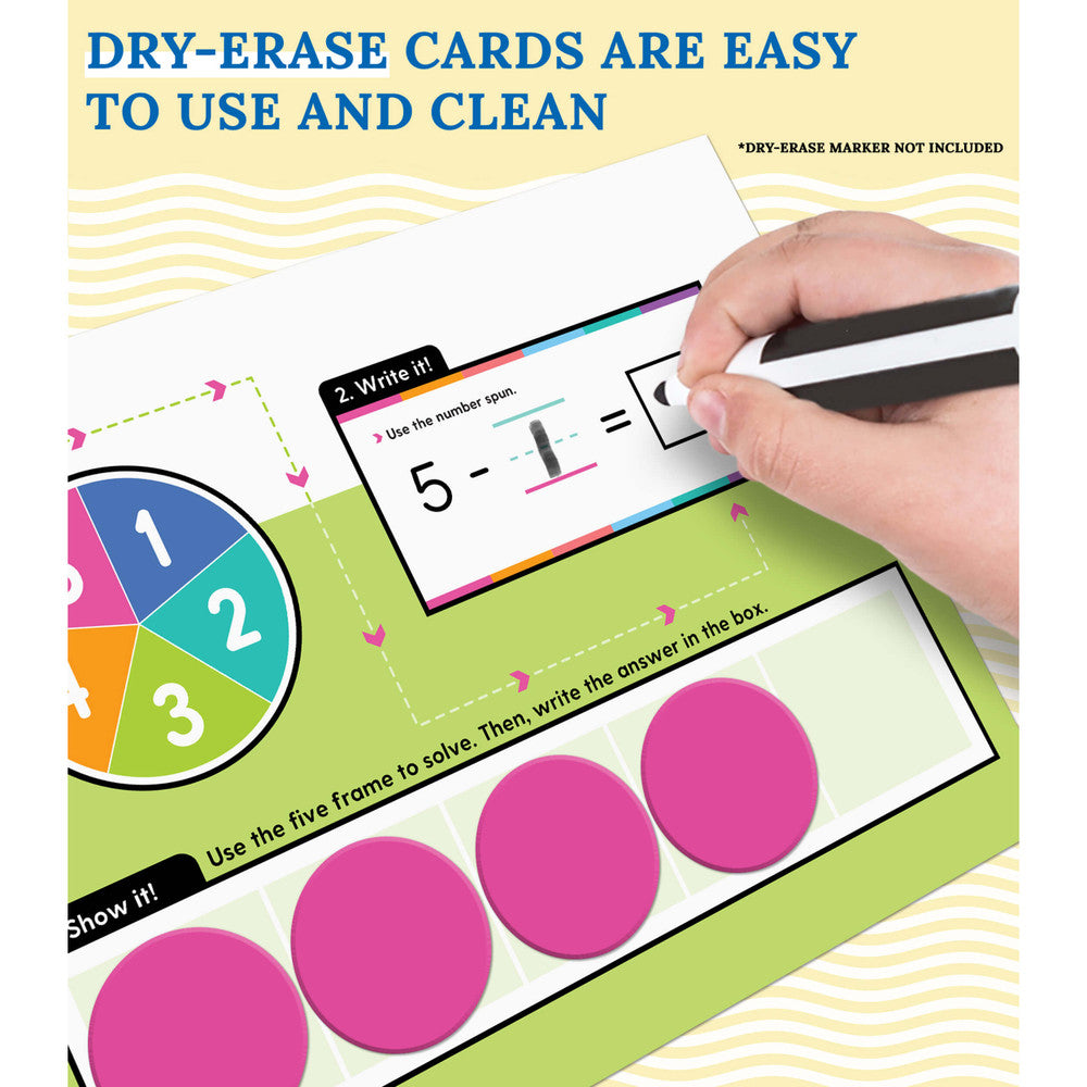 Edu-Clings Silicone Center: Ten Frames Math Manipulative Grade K-1