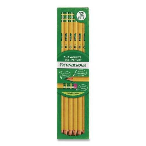 Ticonderoga Pencil Pre-sharpened #2 - 12ct