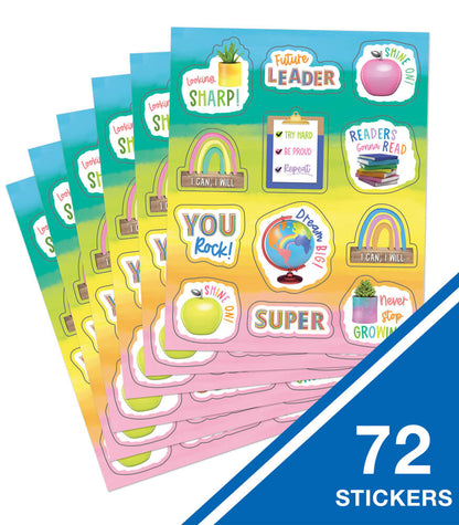 Happily Ever Elementary Creatively Inspired Motivational Shape Stickers