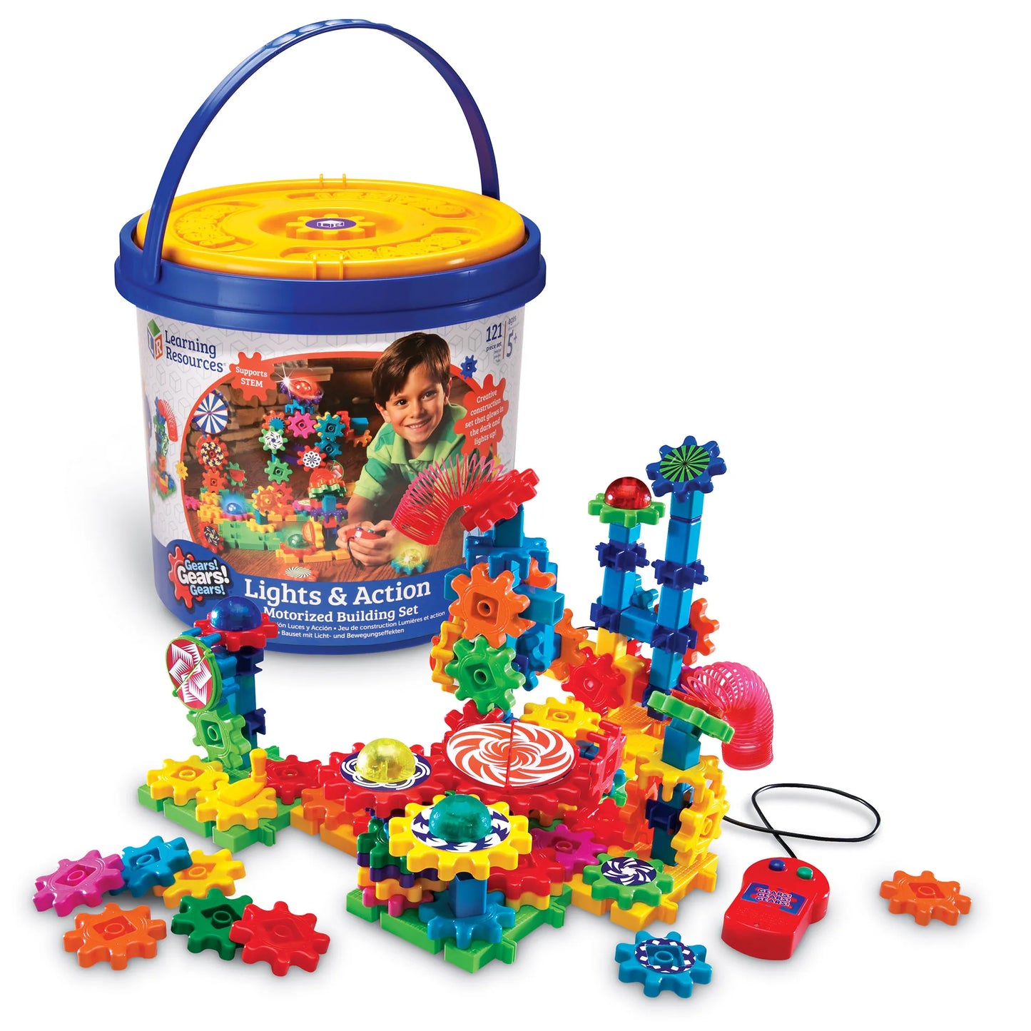 Gears! Gears! Gears!® Lights & Action Motorized Building Set