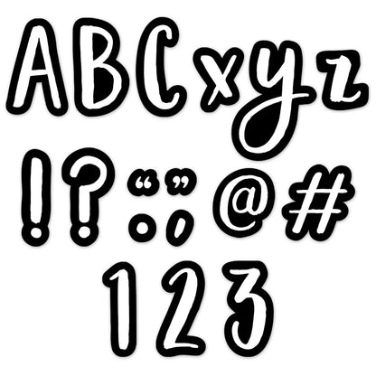 Bold & Bright Classroom Café 4" Designer Letters