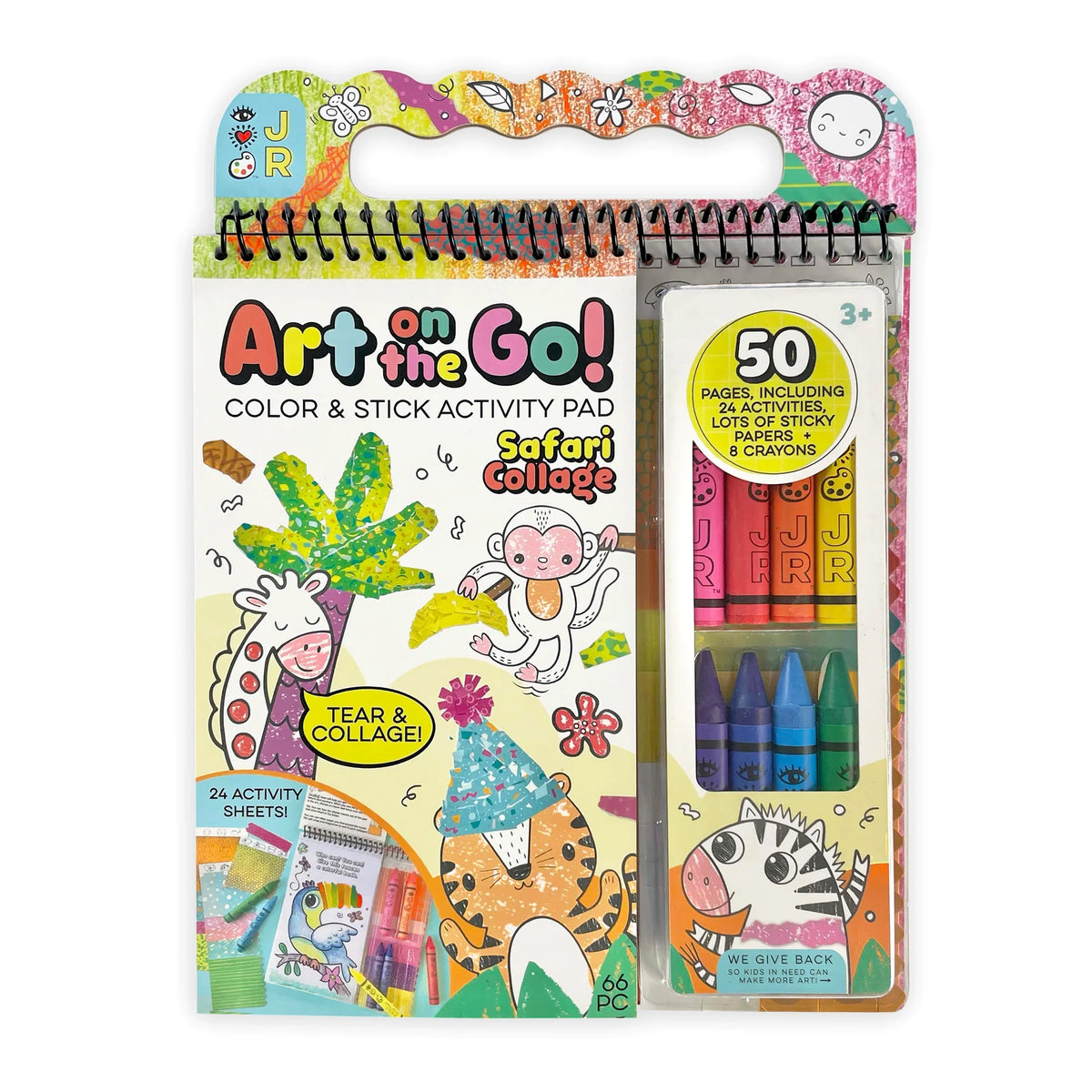 i Heart Art JR Art on the Go! Safari Collage