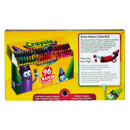 Crayola Crayons, Assorted Colors, Set of 96
