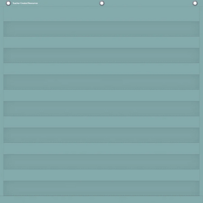 Calming Blue 7 Pocket Chart