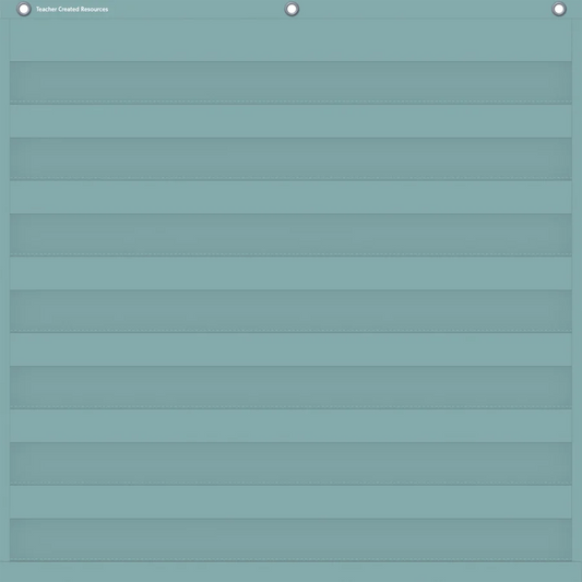 Calming Blue 7 Pocket Chart