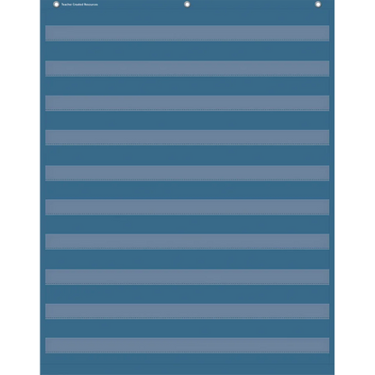 Slate Blue 10 Pocket Chart